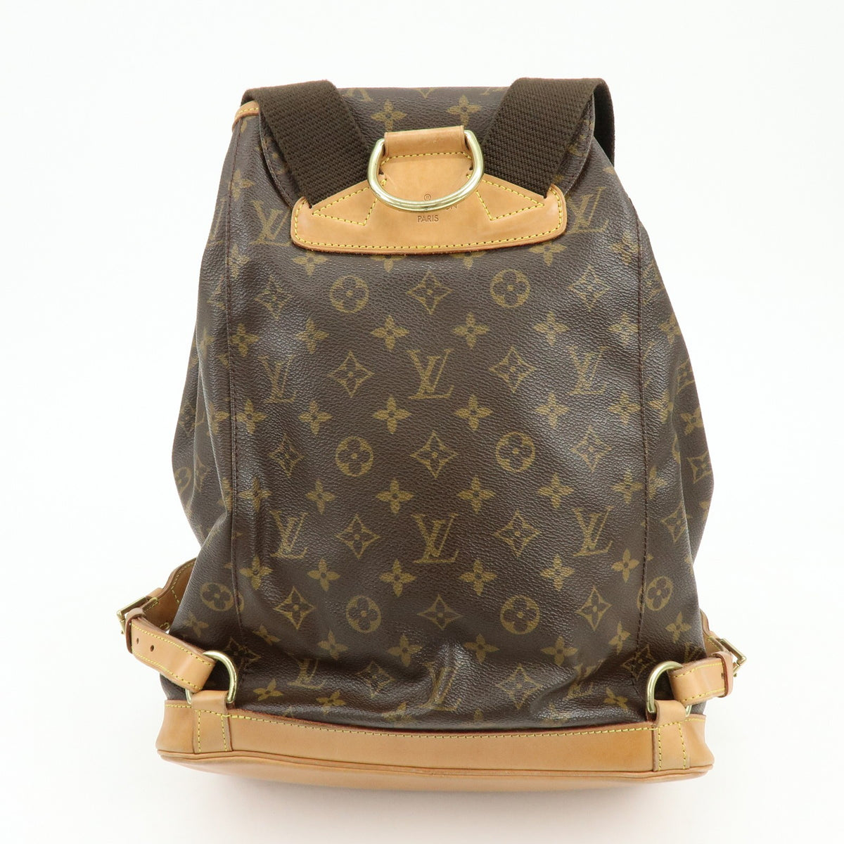Louis Vuitton Vintage Montsouris Monogram Canvas Brown Canvas Backpack Bag (Pre-Owned)