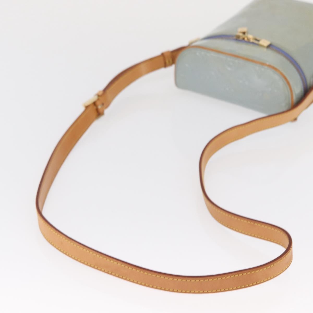 Louis Vuitton Sullivan Monogram Vernis Blue Patent_Leather Shoulder Bag Bag (Pre-Owned)