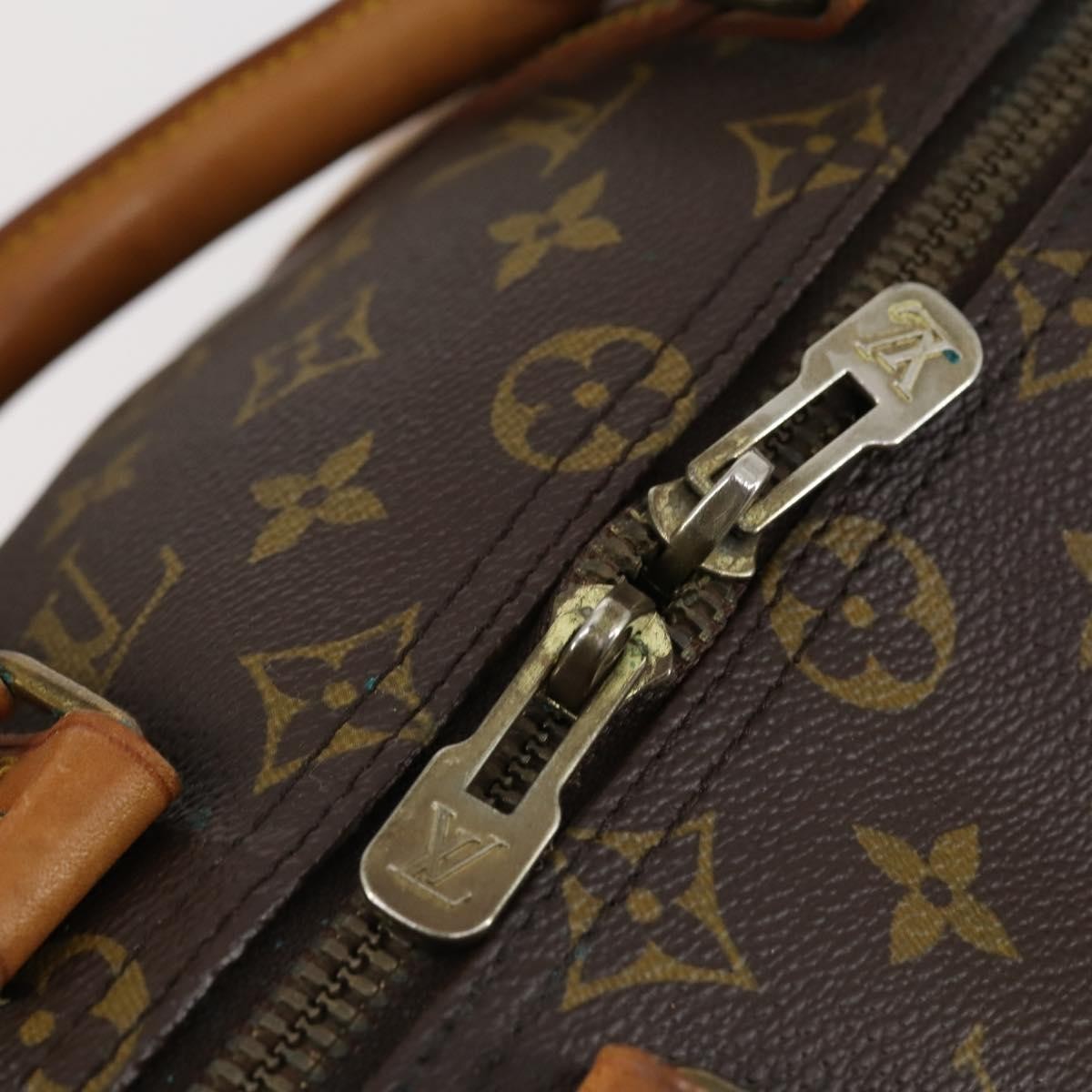 Louis Vuitton Keepall Monogram Canvas Brown Canvas Travel Bag Bag (Pre-Owned)