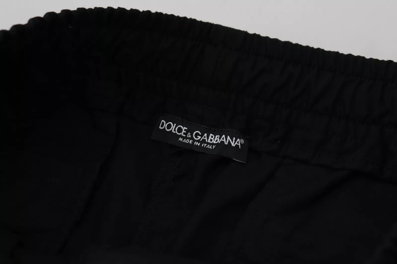 Dolce & Gabbana Black Jogger Wool Jogging Men's Trouser (Pre-Owned)