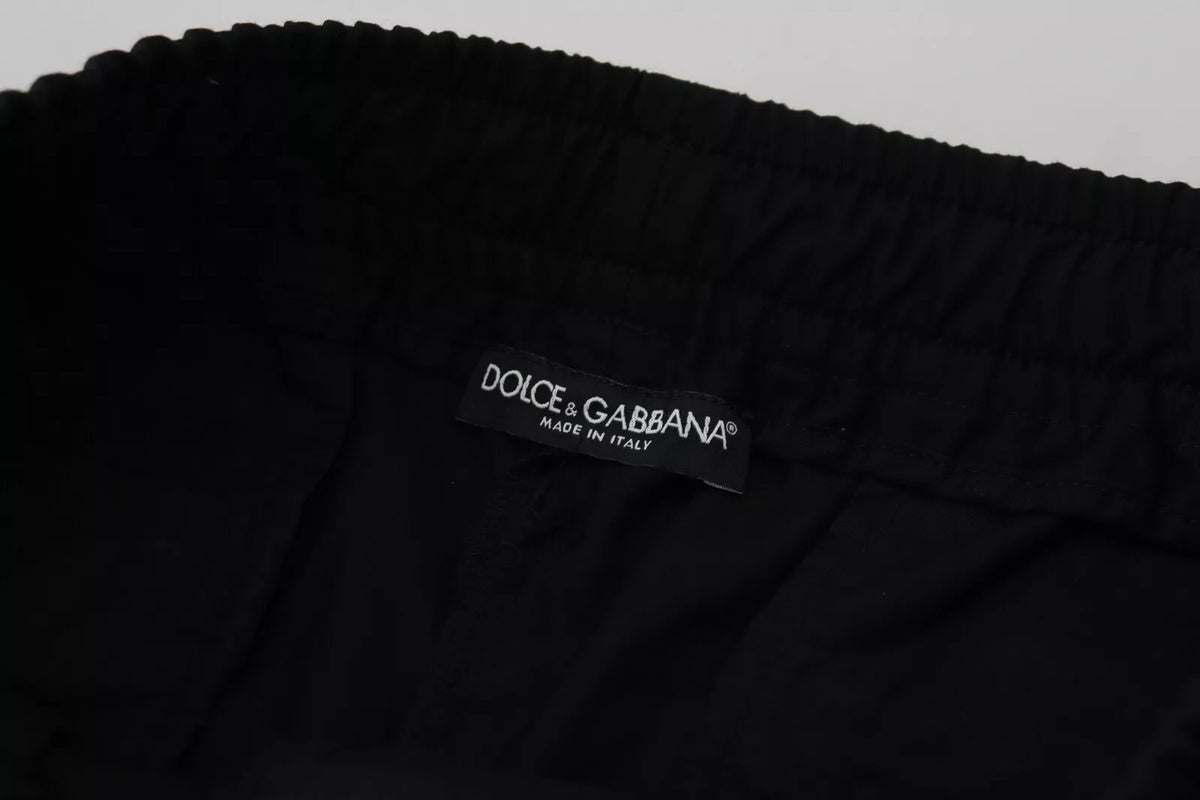 Dolce & Gabbana Black Jogger Wool Jogging Men's Trouser (Pre-Owned)