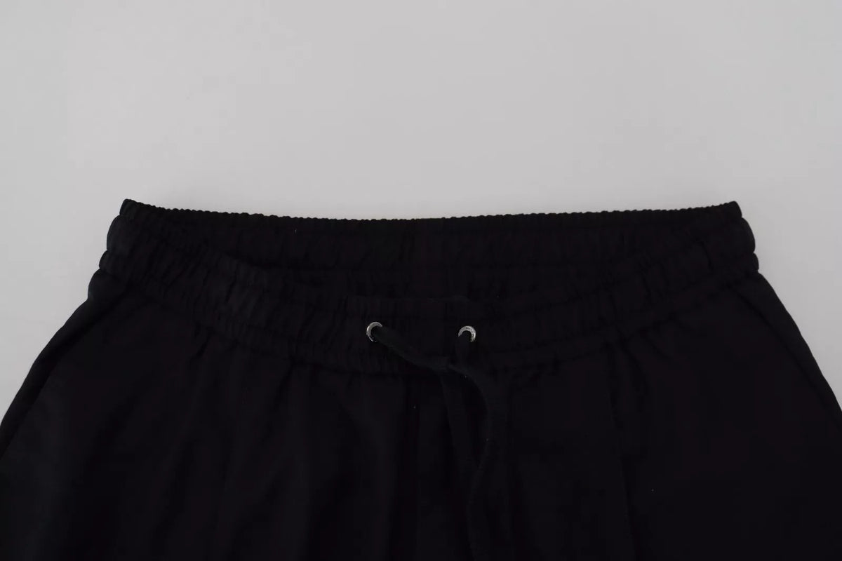 Dolce & Gabbana Black Jogger Wool Jogging Men's Trouser (Pre-Owned)