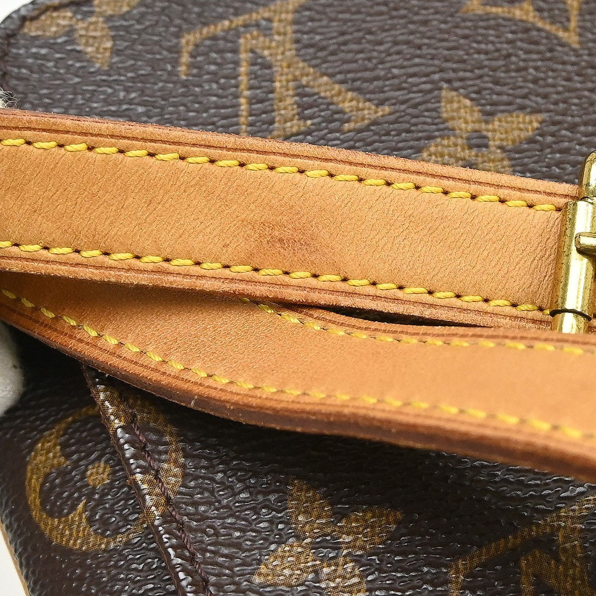 Louis Vuitton Musette Tango Monogram Canvas Brown Canvas Shoulder Bag Bag (Pre-Owned)
