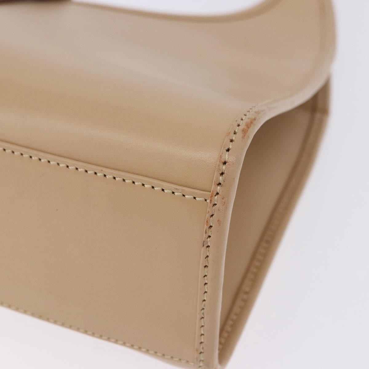 Gucci Jackie Leather Beige Leather Handbag (Pre-Owned)