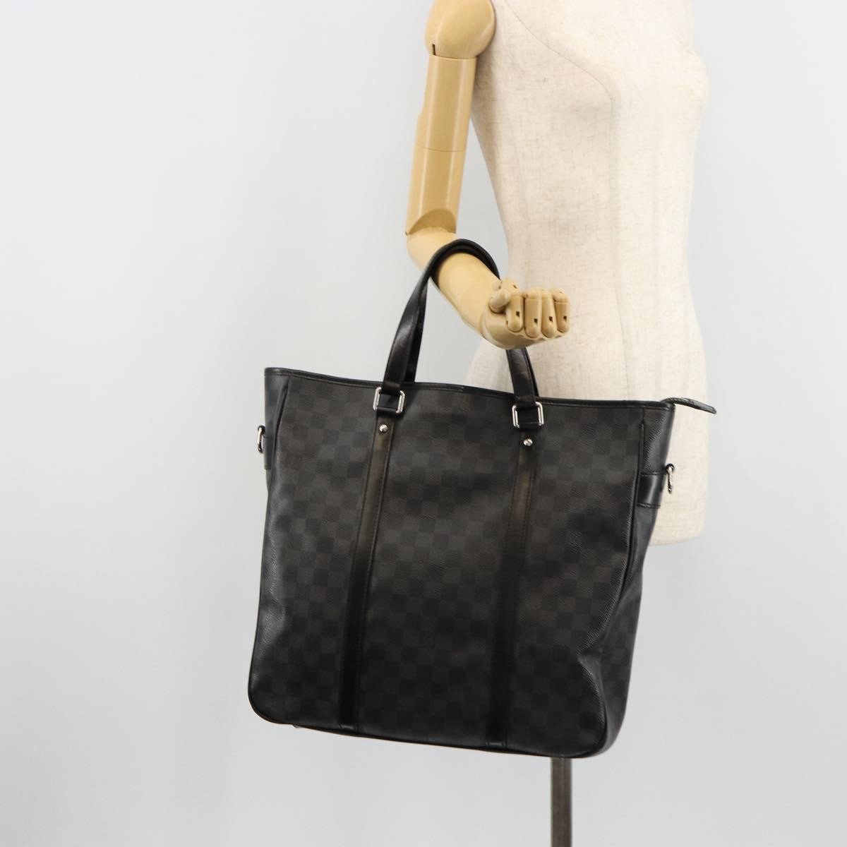 Louis Vuitton Tadao Damier Graphite Gray Canvas Tote Bag Bag (Pre-Owned)
