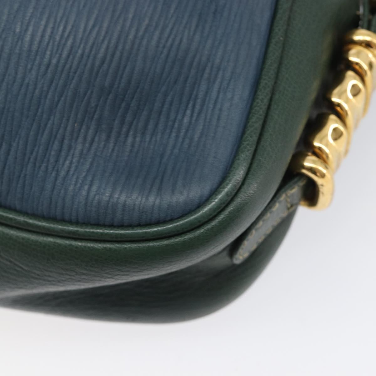 Loewe Velazquez Shoulderbag Leather Green Leather Shoulder Bag Bag (Pre-Owned)