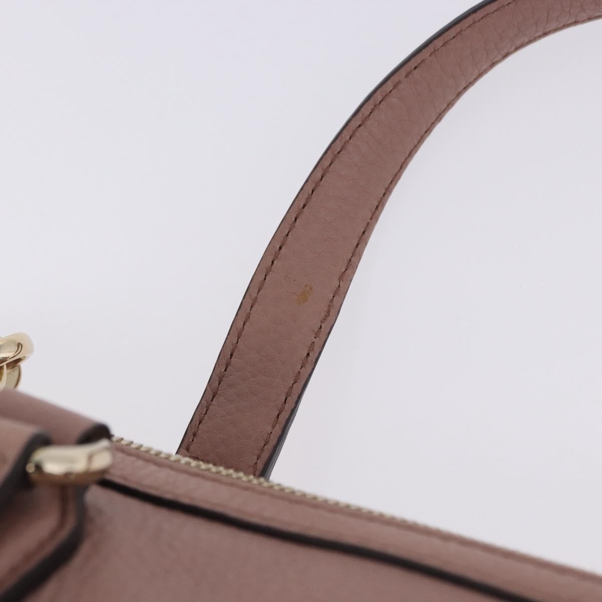 Gucci Soho Working Leather Pink Leather Tote Bag Bag (Pre-Owned)
