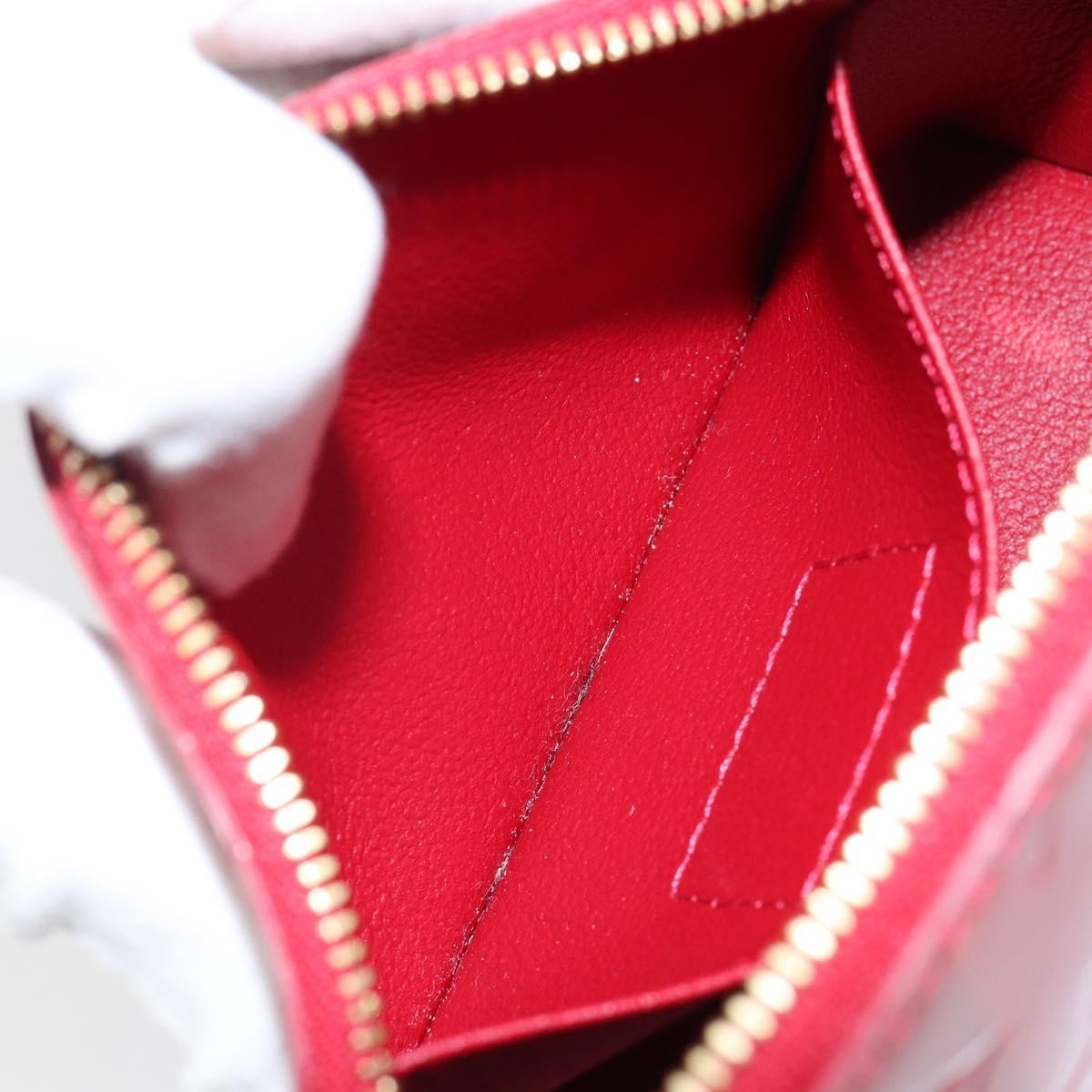 Louis Vuitton Cosmetic Limited Edition Monogram Vernis Rayures Red Patent_Leather Bag (Pre-Owned)
