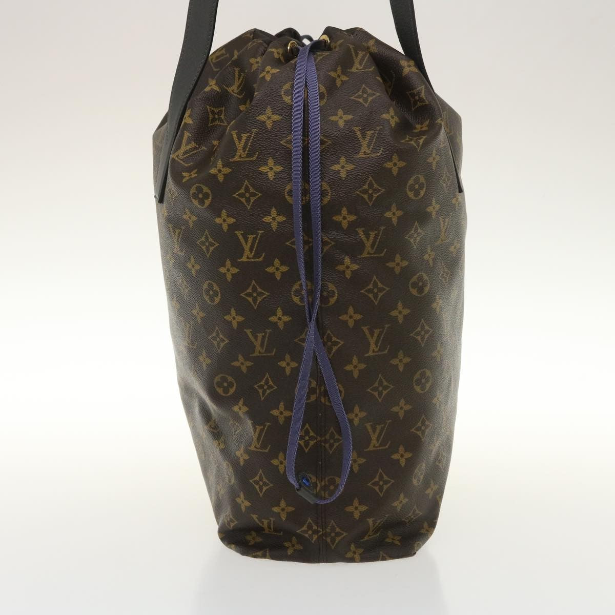 Louis Vuitton Cabas Light Drawstring Monogram Split Canvas Brown Canvas Tote Bag Bag (Pre-Owned)