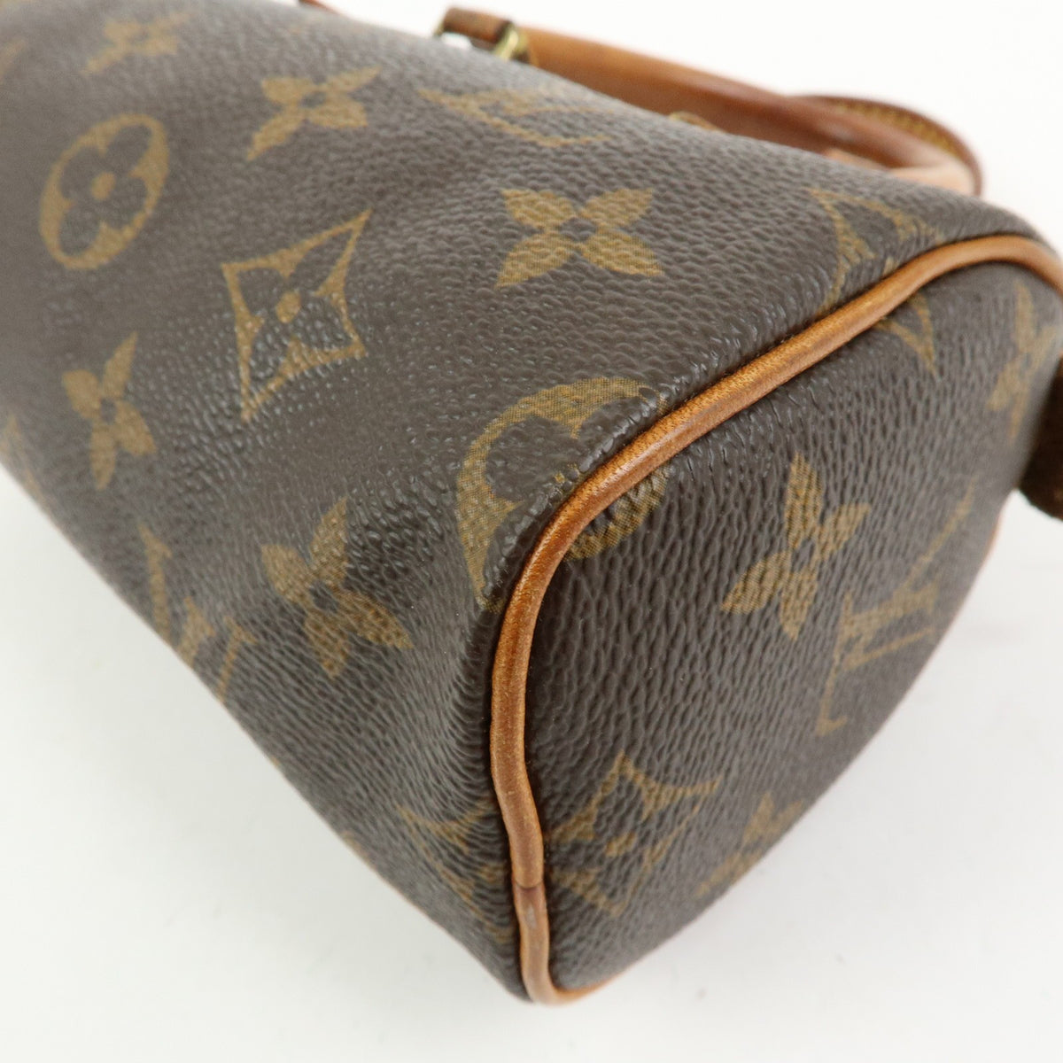 Louis Vuitton Speedy Mini Hl Monogram Canvas Brown Canvas Handbag (Pre-Owned)
