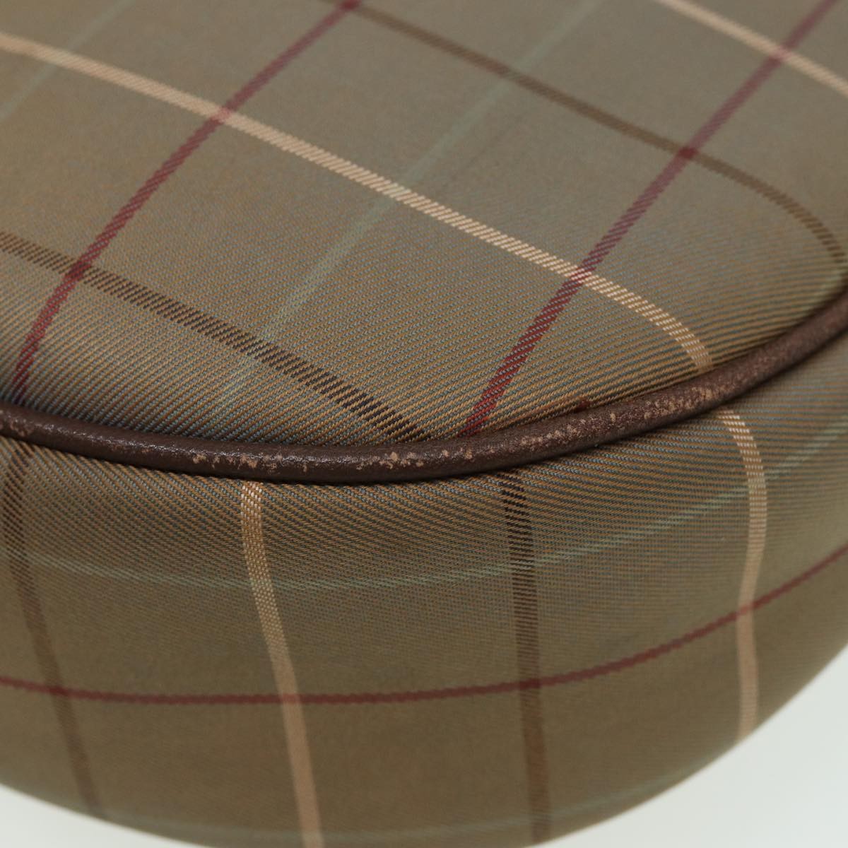 Burberry Nova Check Canvas And Leather Beige Canvas Shoulder Bag Bag (Pre-Owned)