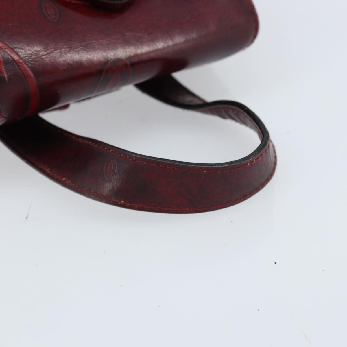 Cartier Happy Birthday Patent Leather Burgundy Patent_Leather Backpack Bag (Pre-Owned)