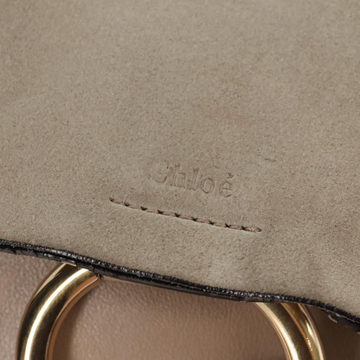Chloe Faye Leather And Suede Beige Suede Backpack Bag (Pre-Owned)