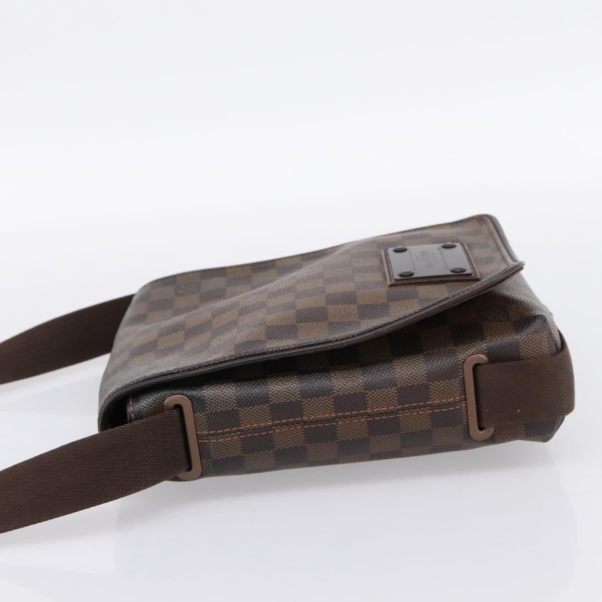 Louis Vuitton Brooklyn Damier Brown Canvas Shoulder Bag Bag (Pre-Owned)