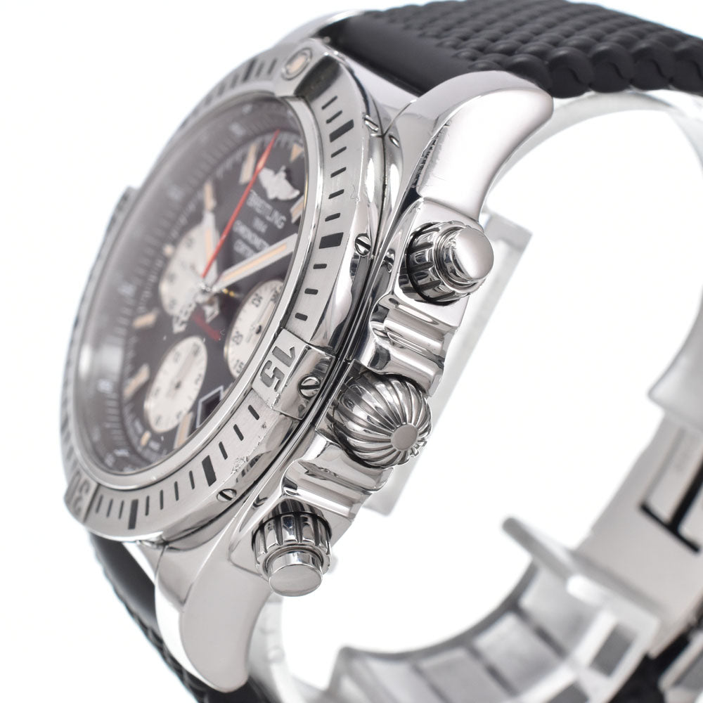 Breitling Chronomat Chronograph Automatic Stainless Steel And Rubber Watch (Pre-Owned)
