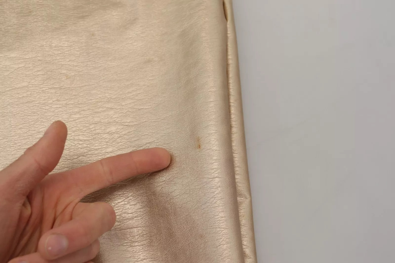 Dolce & Gabbana Metallic Gold Polyester Straight Trouser Men's Pants (Pre-Owned)