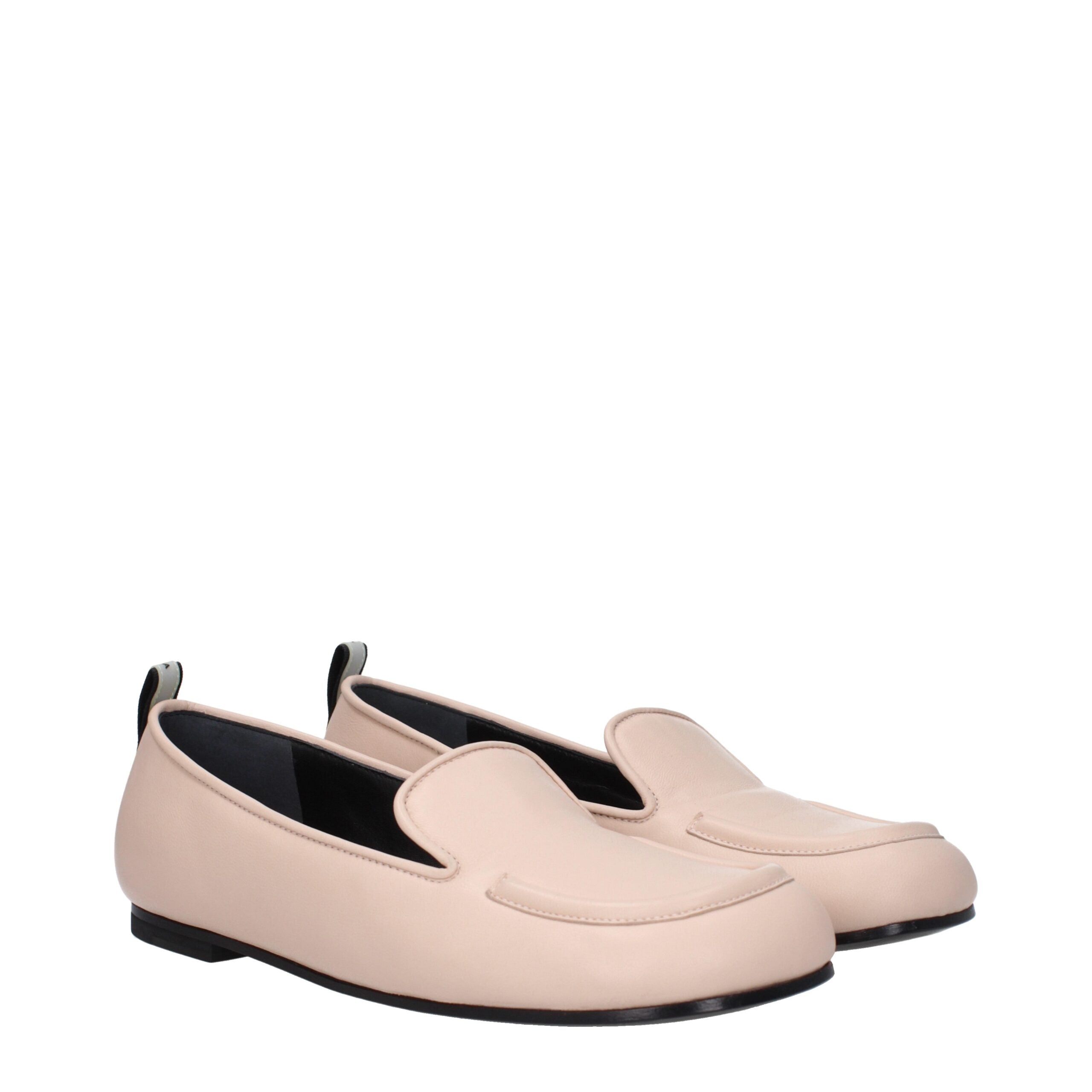 Premiata Pink Leather Slip-On Women's Loafers