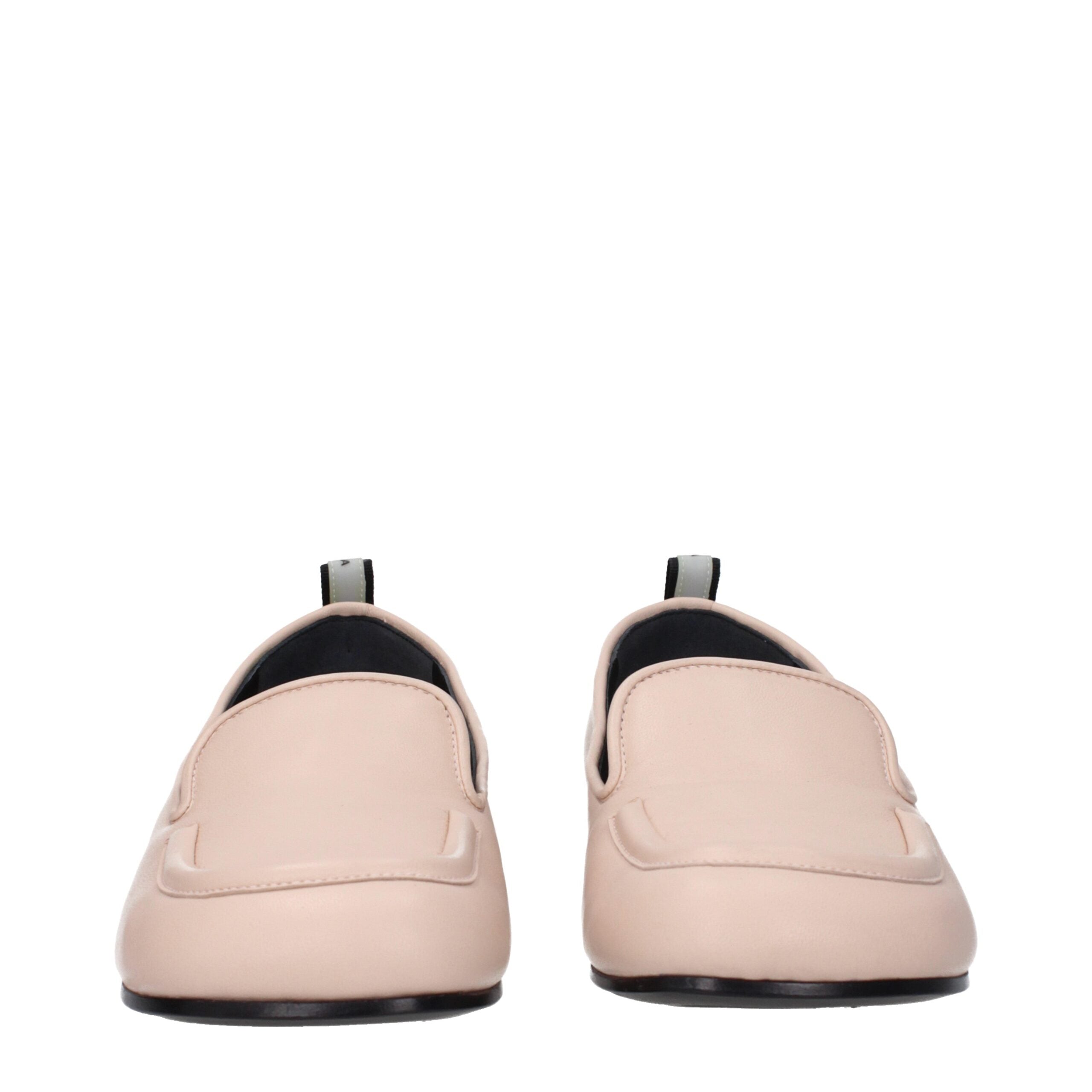Premiata Pink Leather Slip-On Women's Loafers