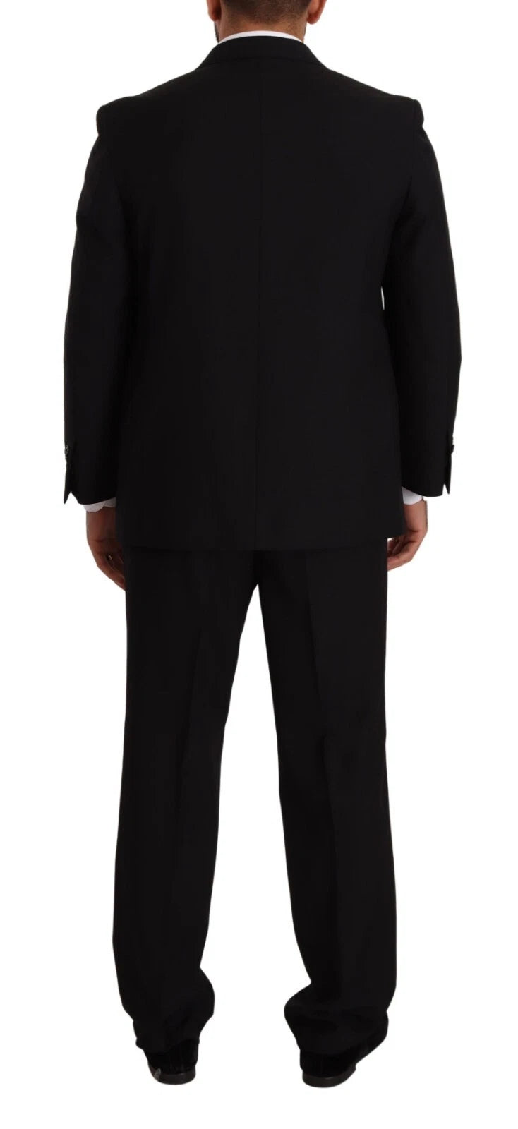 Domenico Tagliente Blue Polyester Single Breasted Formal 2 Piece Men's Suit (Pre-Owned)