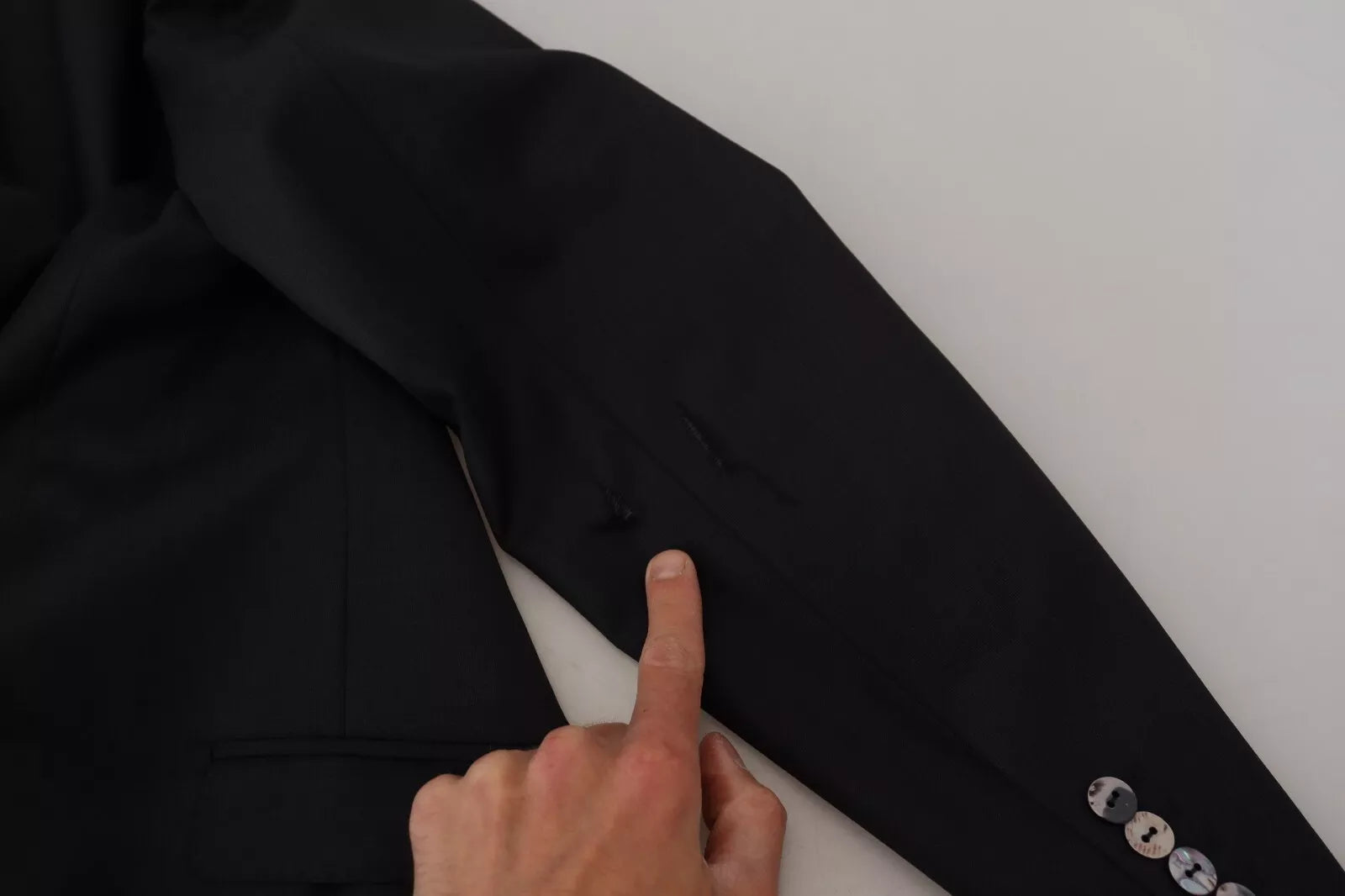 Dolce & Gabbana Melange Grey Wool 2 Piece MARTINI Men's Suit (Pre-Owned)