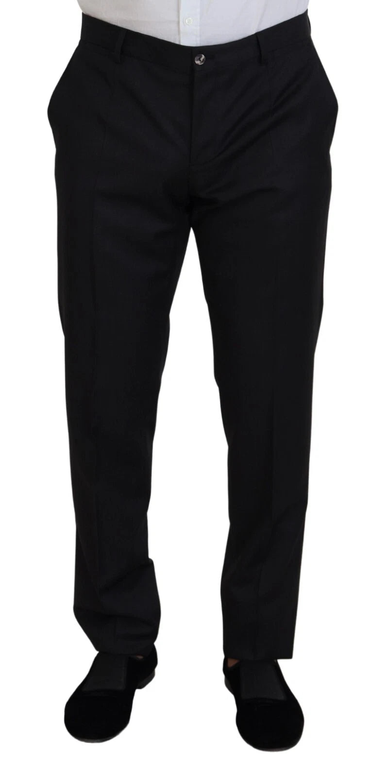 Dolce & Gabbana Melange Grey Wool 2 Piece MARTINI Men's Suit (Pre-Owned)