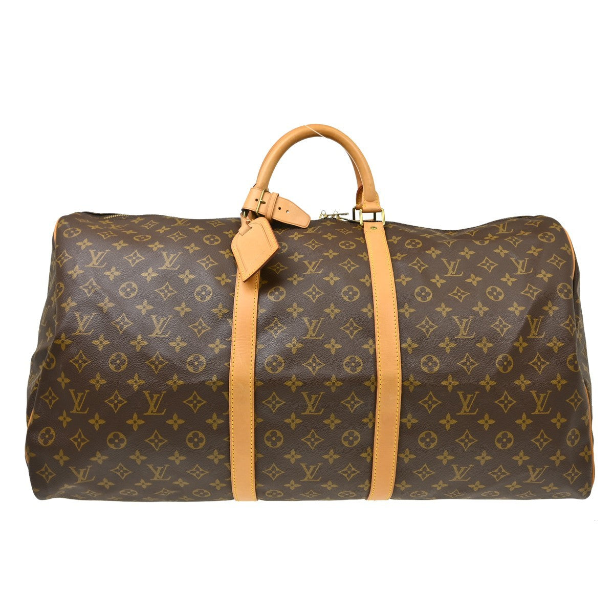 Louis Vuitton Keepall Monogram Canvas Brown Canvas Travel Bag Bag (Pre-Owned)