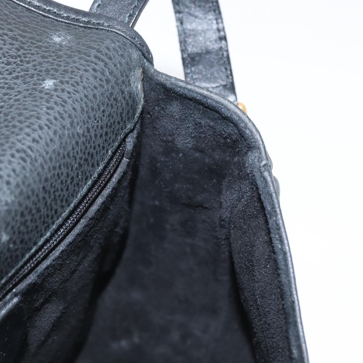 Gucci Vintage Leather Black Leather Shoulder Bag Bag (Pre-Owned)