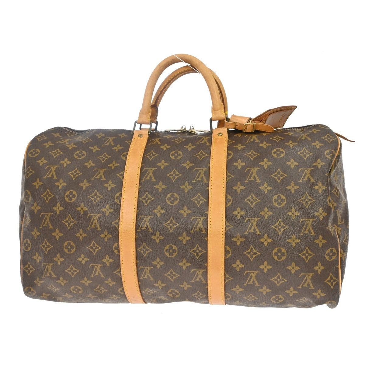 Louis Vuitton Keepall Monogram Canvas Brown Canvas Travel Bag Bag (Pre-Owned)