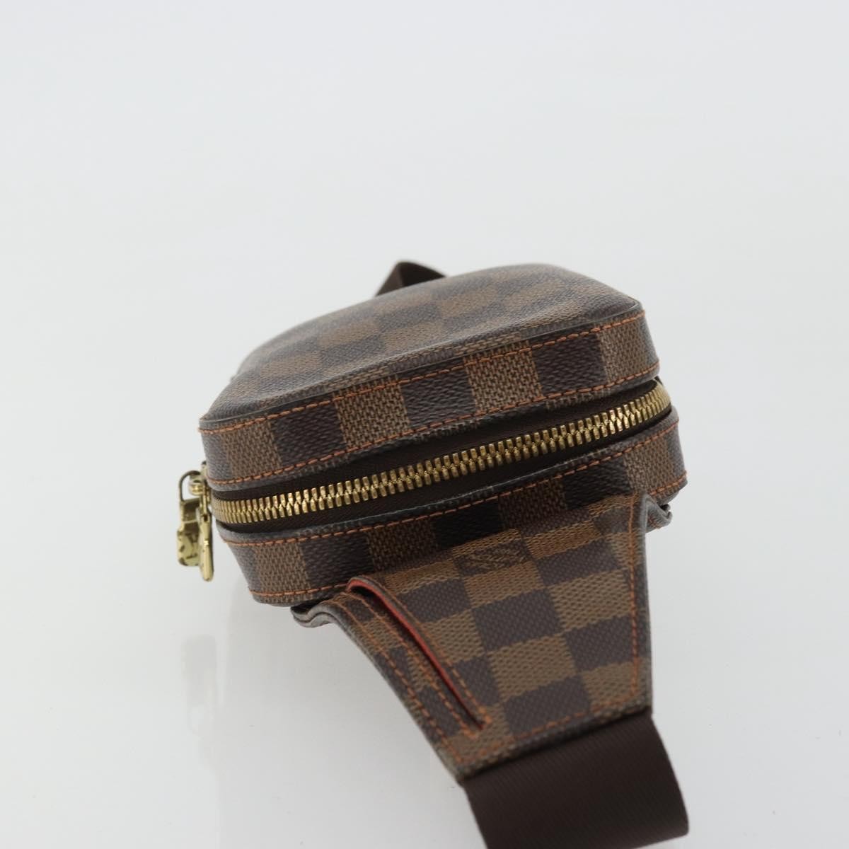 Louis Vuitton Geronimos Waist Damier Brown Canvas Handbag (Pre-Owned)