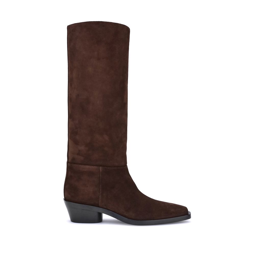 Proenza Schouler Brown Calf Leather Bos Taurus Ankle Women's Boots