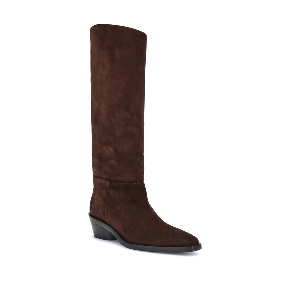 Proenza Schouler Brown Calf Leather Bos Taurus Ankle Women's Boots