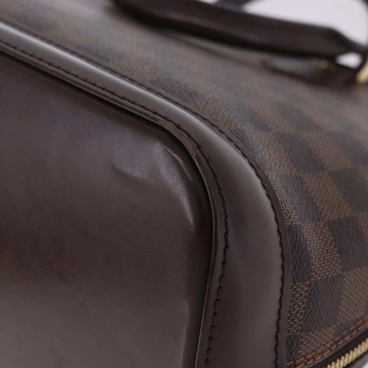 Louis Vuitton Alma Damier Brown Canvas Handbag (Pre-Owned)