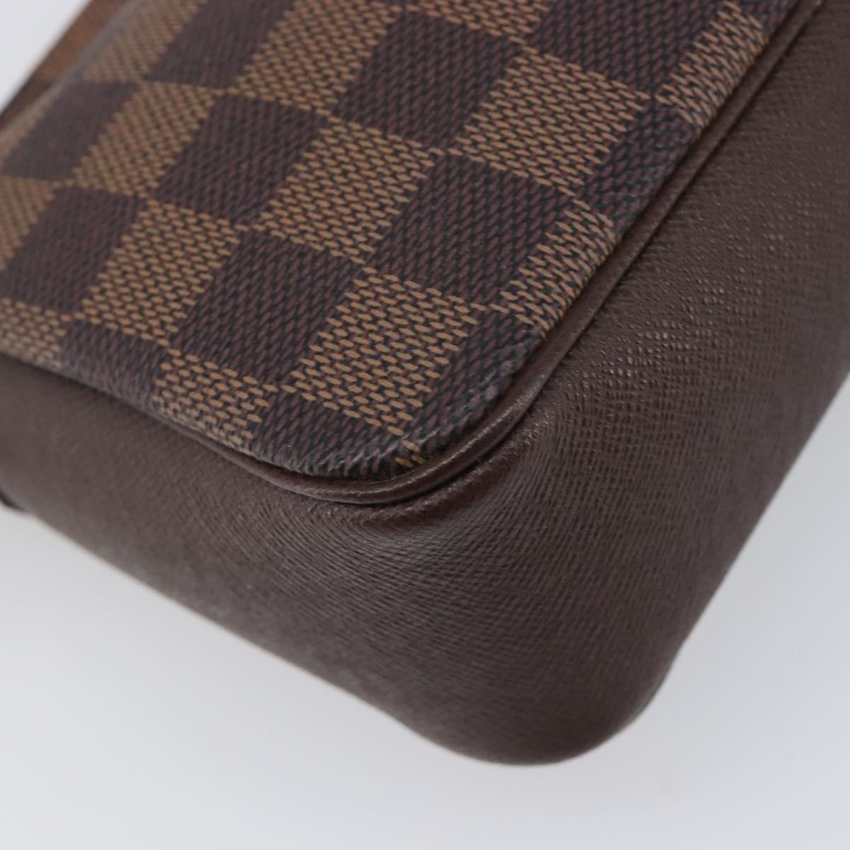 Louis Vuitton Trousse Make Up Damier Brown Canvas Clutche & Pouche Bag (Pre-Owned)