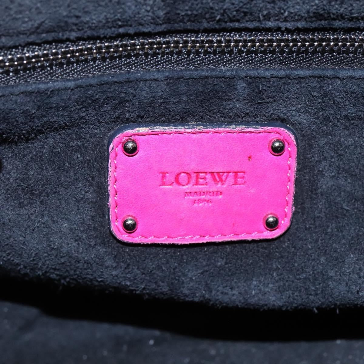 Loewe Vintage Leather Pink Leather Handbag (Pre-Owned)