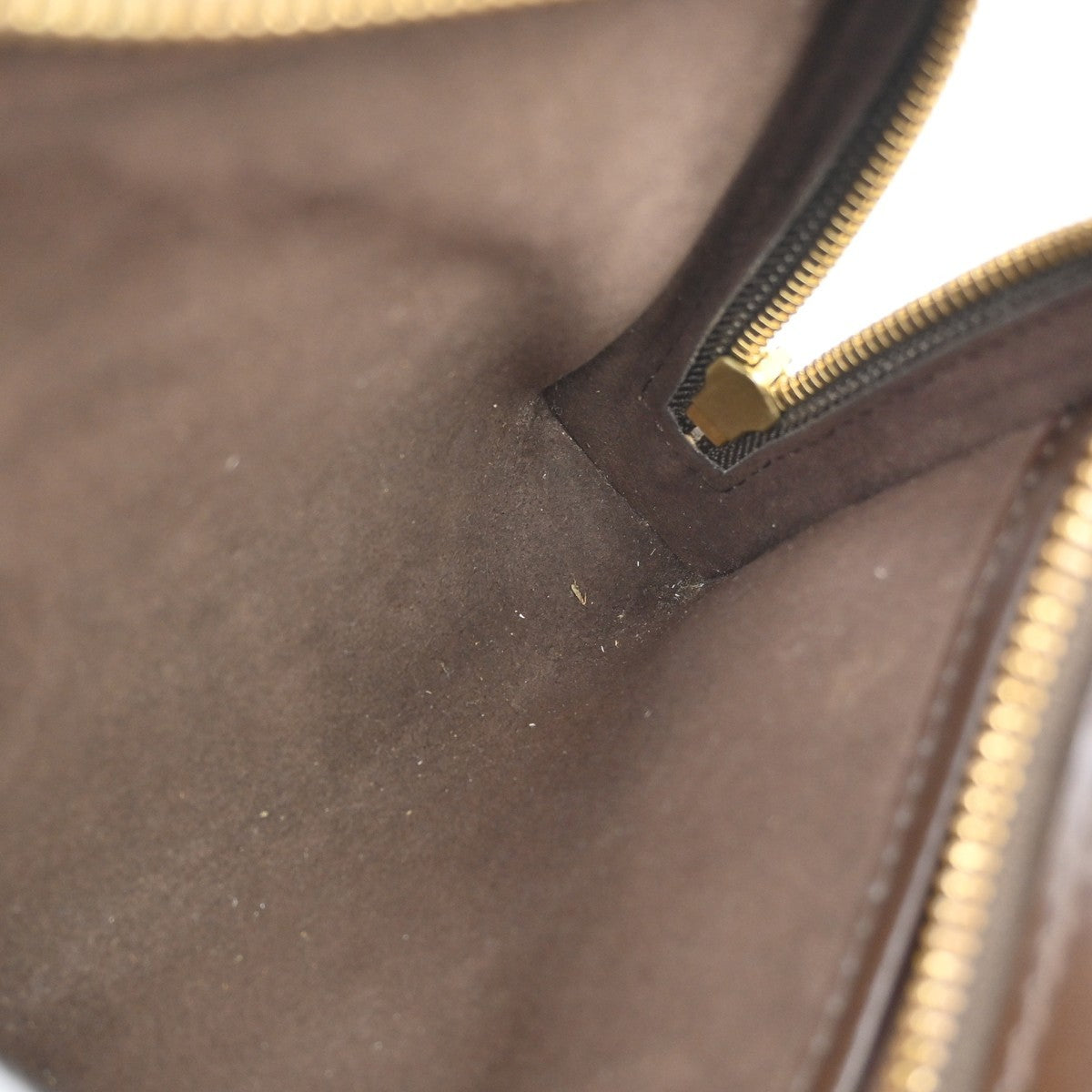 Louis Vuitton Pochette Saint Louis Damier Ebene Brown Canvas Clutche & Pouche Bag (Pre-Owned)