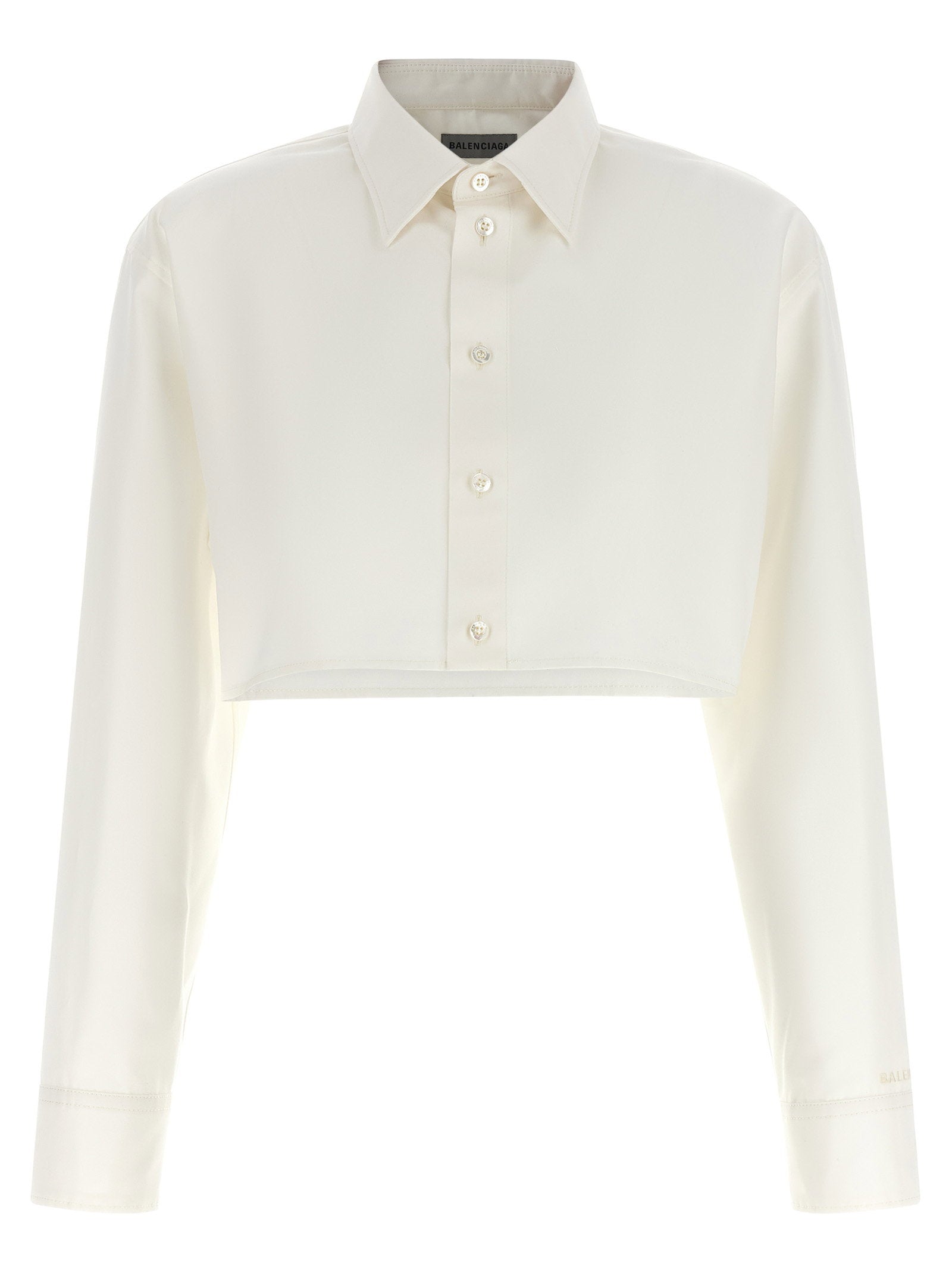 Balenciaga Women's Cropped Shirt