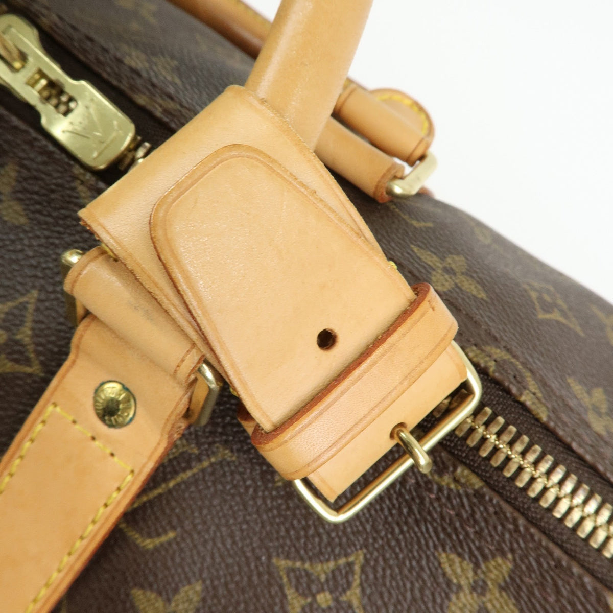 Louis Vuitton Keepall Monogram Canvas Brown Canvas Travel Bag Bag (Pre-Owned)