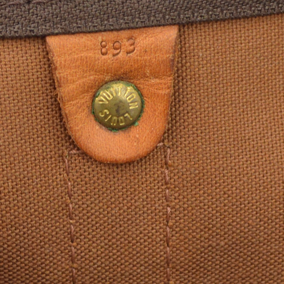 Louis Vuitton Keepall Monogram Brown Canvas Travel Bag Bag (Pre-Owned)