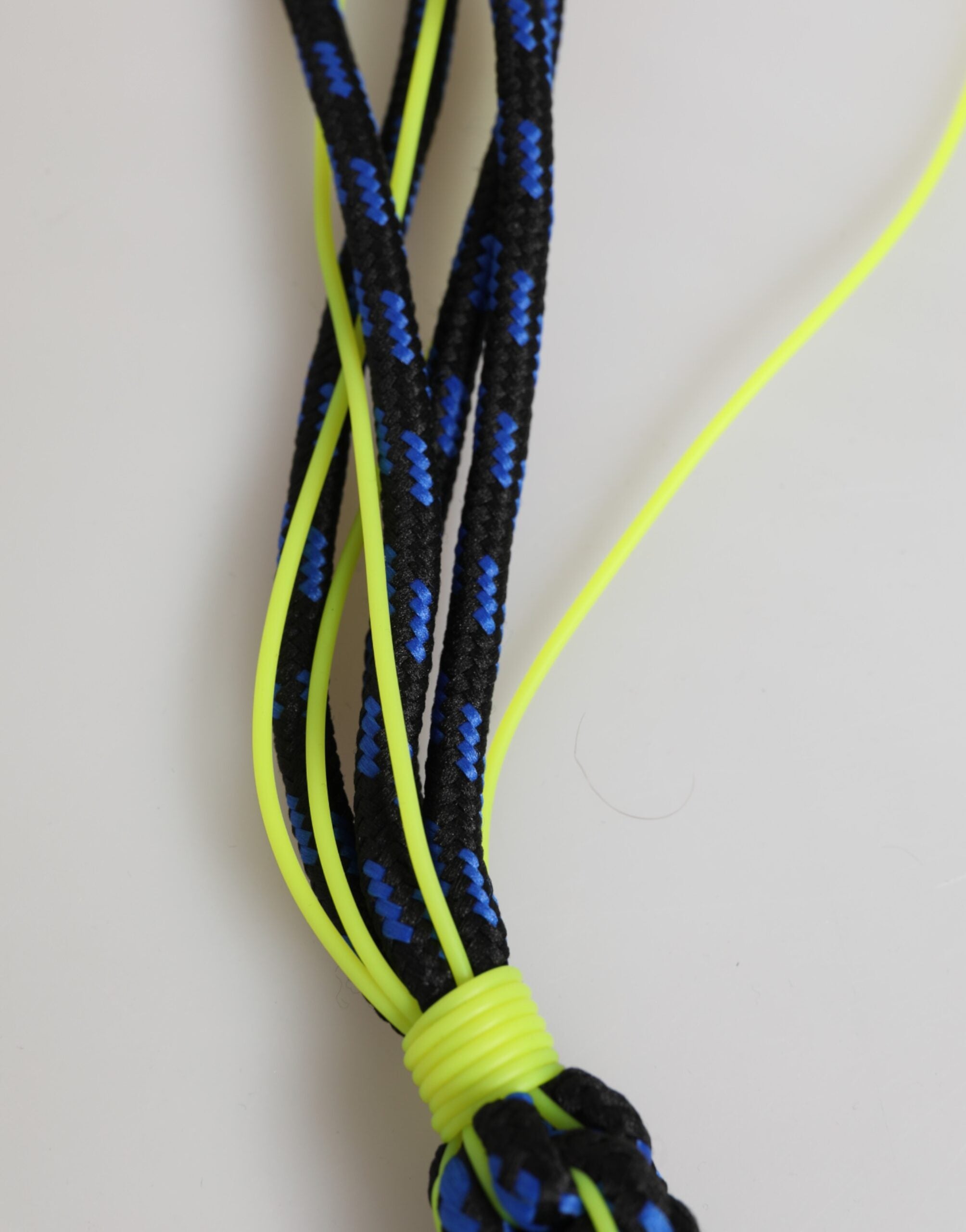 Dolce & Gabbana Multicolor Polyester Tape String DG Logo Keychain Men's Keyring (Pre-Owned)