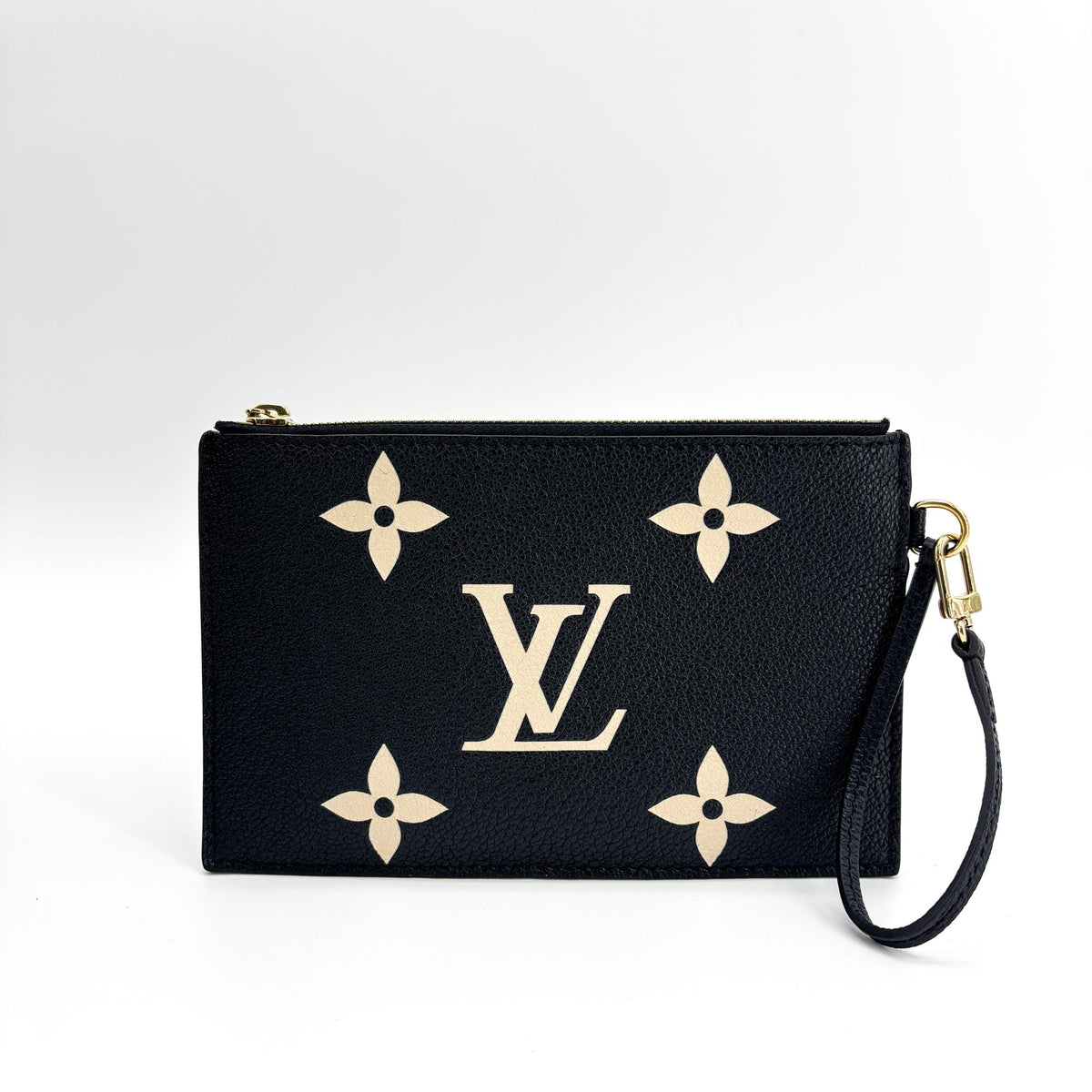 Louis Vuitton Neonoe Bicolor Monogram Empreinte Giant Black Leather Handbag (Pre-Owned)