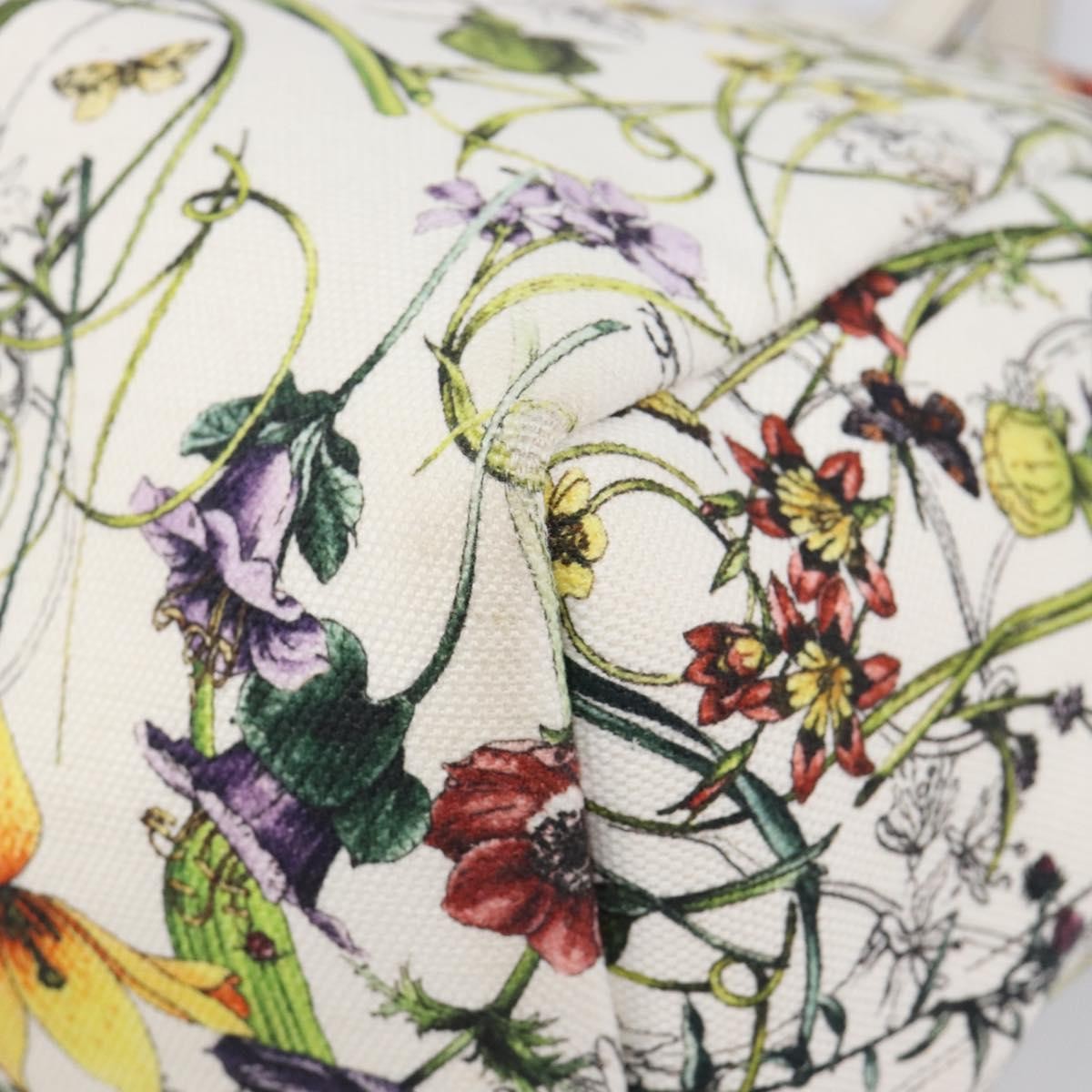 Gucci Open Flora Canvas Multicolour Canvas Tote Bag Bag (Pre-Owned)