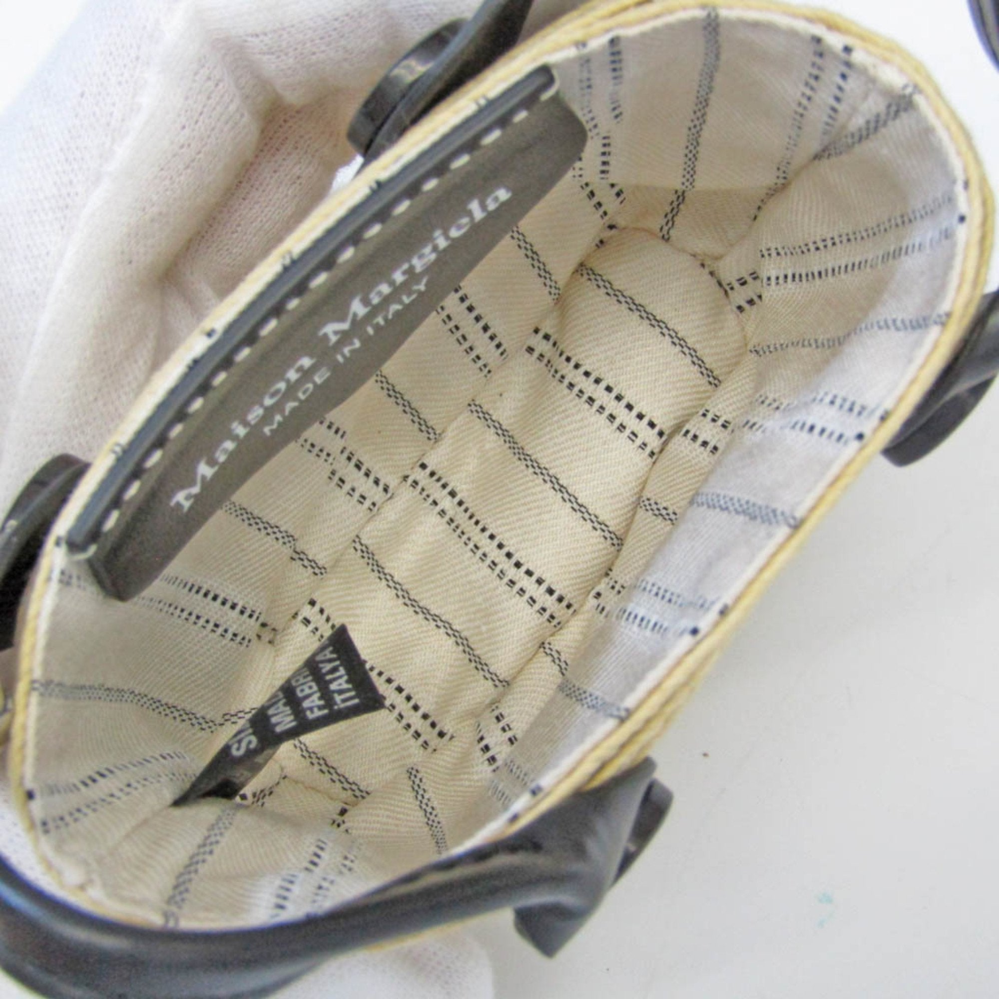 Maison Martin Margiela Beige Leather Clutch Bag (Pre-Owned)