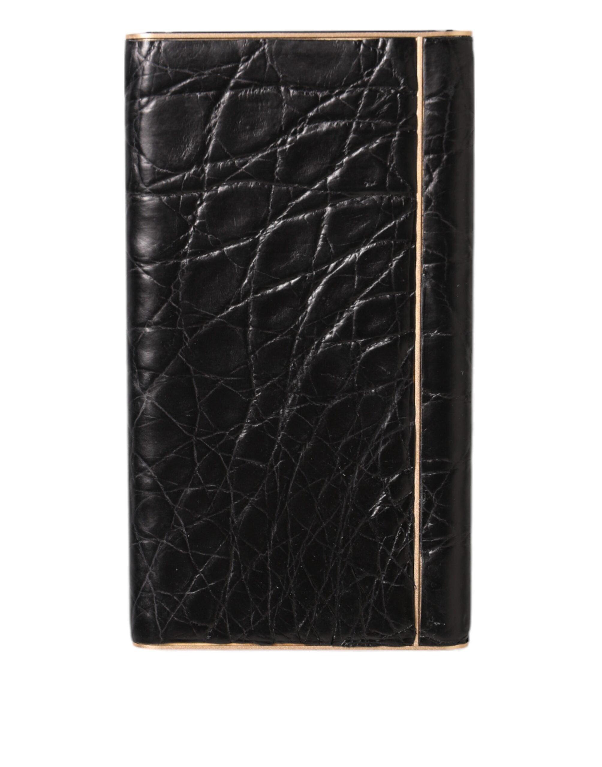 Dolce & Gabbana Black Leather Embossed Skin 3000mAh Power Bank Charger Men's USB (Pre-Owned)