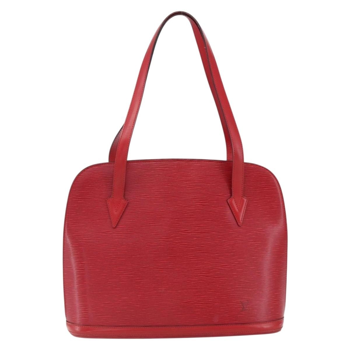Louis Vuitton Lussac Epi Leather Red Leather Shoulder Bag Bag (Pre-Owned)