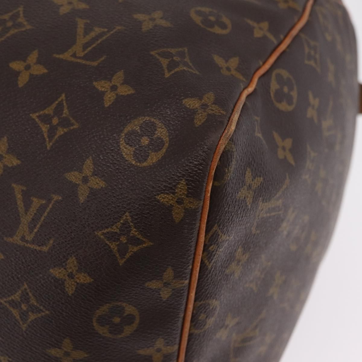 Louis Vuitton Keepall Monogram Canvas Brown Canvas Travel Bag Bag (Pre-Owned)