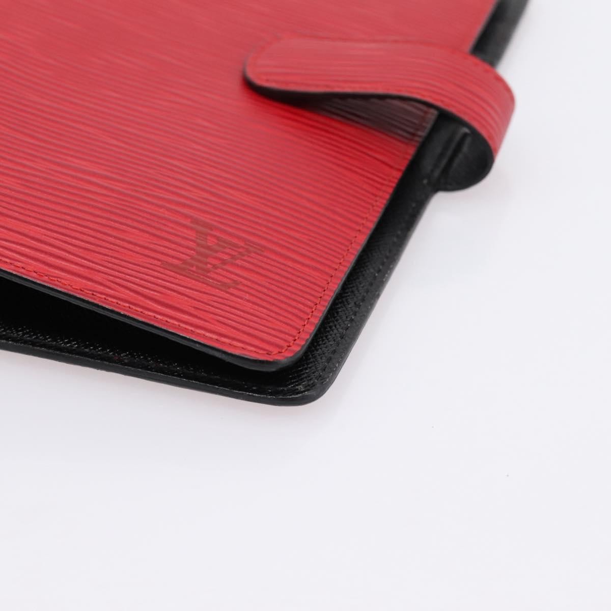 Louis Vuitton Agenda Cover Epi Red Leather Clutche & Pouche Bag (Pre-Owned)