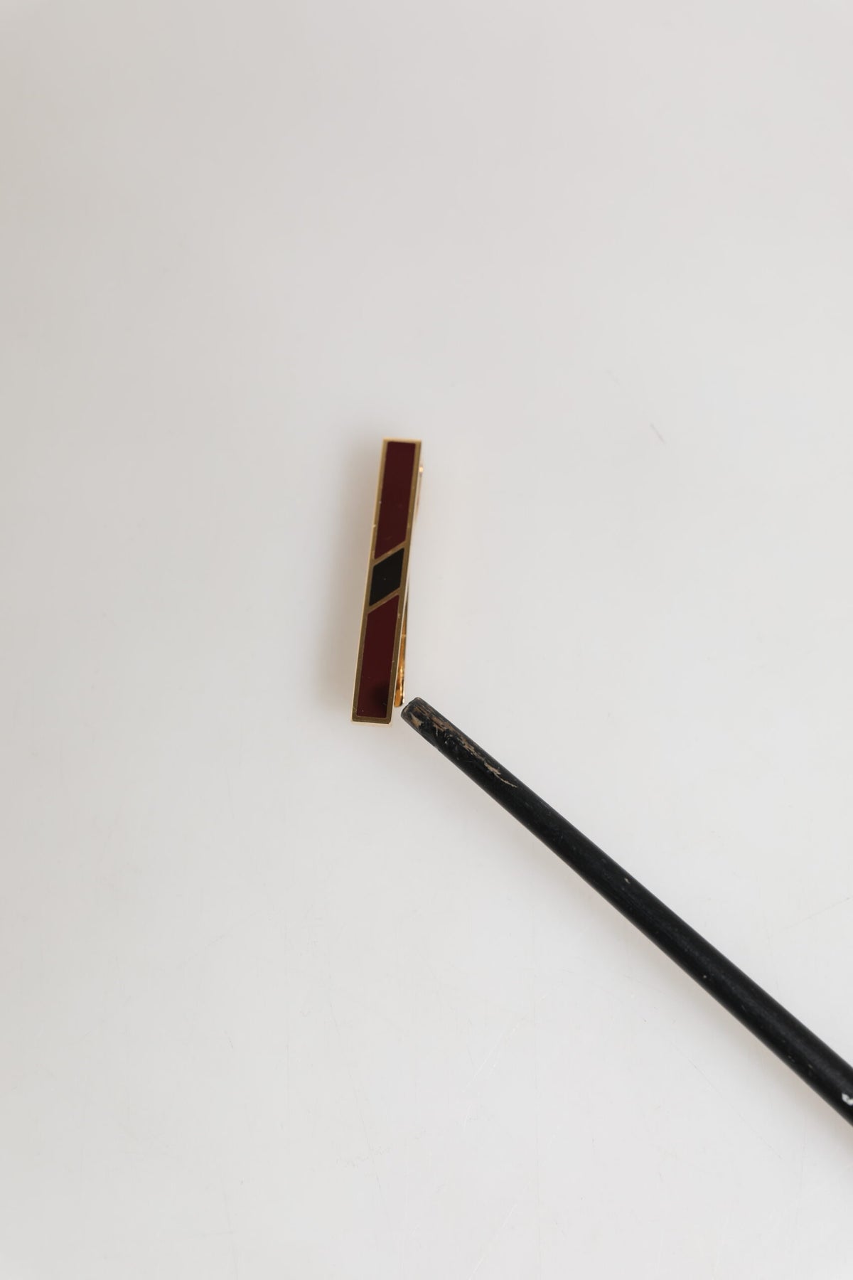 Dolce & Gabbana Multicolor Gold Tone Brass Men's Accessory Tie Clip Men's Bar (Pre-Owned)