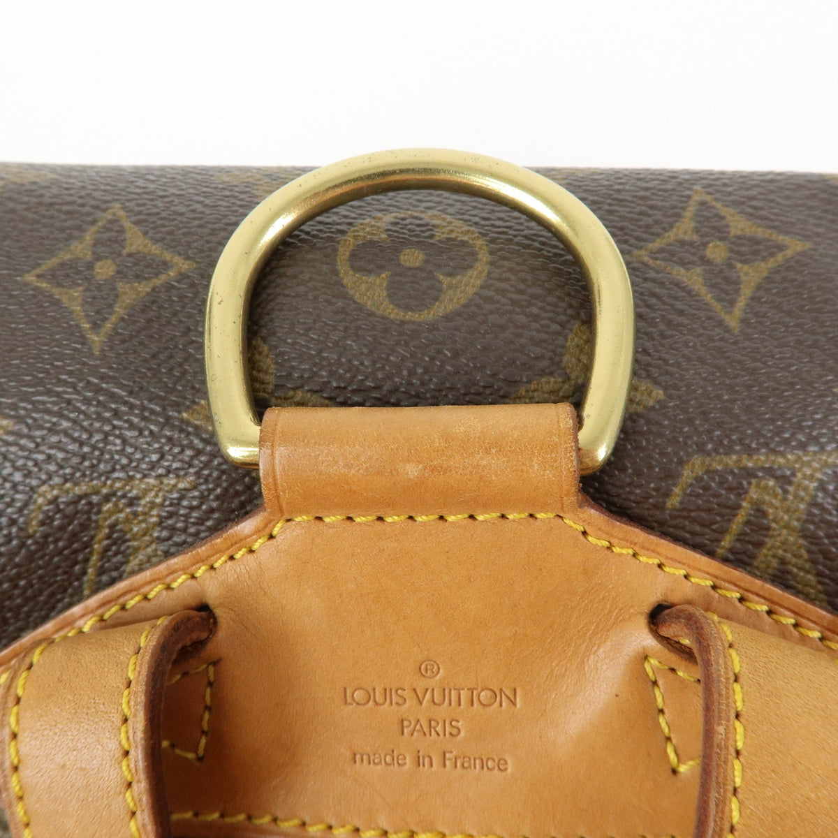 Louis Vuitton Vintage Montsouris Monogram Canvas Brown Canvas Backpack Bag (Pre-Owned)