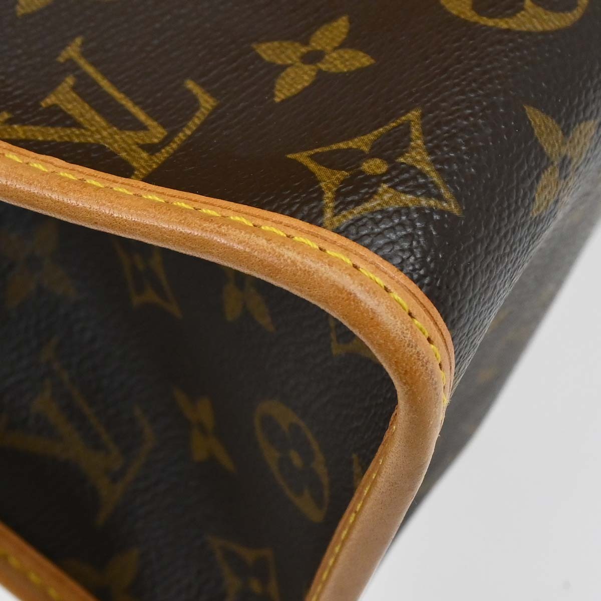 Louis Vuitton Popincourt Tote Monogram Canvas Brown Canvas Tote Bag Bag (Pre-Owned)