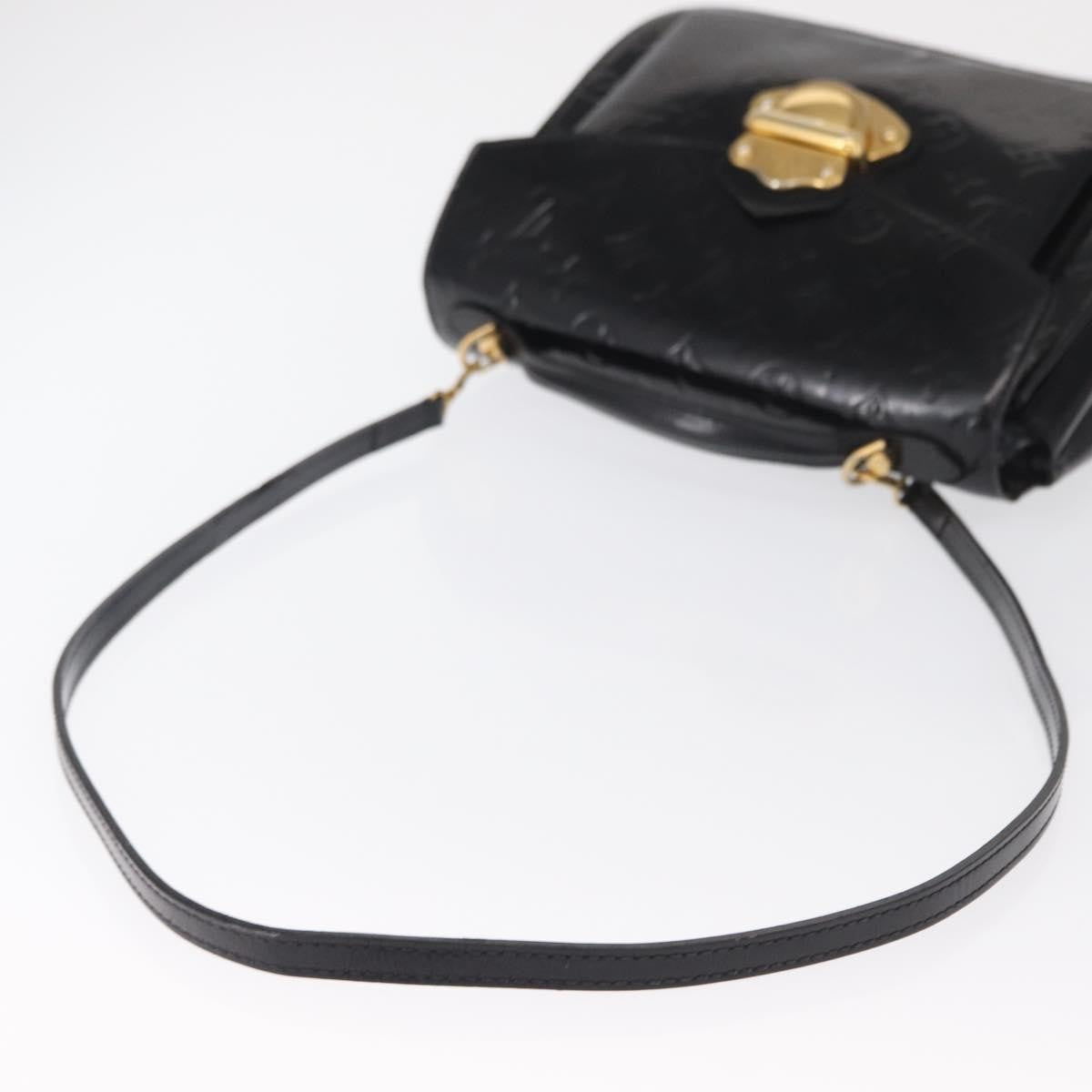 Louis Vuitton Mirada Monogram Vernis Black Patent_Leather Handbag (Pre-Owned)